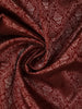Dark Red Floral Woven Pure Kanchipuram Silk Saree - Diadem