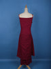 Dark Red Mirror Designed Cotton Salwar Suit