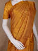 Dark Yellow Floral Woven Pure Kanchipuram Silk Saree - Diadem