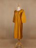 Dark Yellow Plain Cotton Rayon Kurti - Diadem