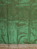 Deep Bottle Green Floral Butta Zari Woven Design Tissue Saree with Designer Lace Border