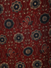 Deep Brick Maroon Floral Printed Design Cotton Salwar Suit with Dupatta