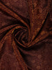 Deep Brown Floral Design Woven Pure Kanchipuram Silk Saree