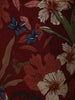 Deep Burgundy Floral Printed Design Cotton Straight Cut Salwar Suit with Dupatta