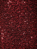 Deep Burgundy Heavy Sequins Embroidered Design Sequins Party Wear Palazzo Suit with Matching Dupatta