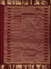 Deep Burgundy Solid Woven Design Pure Kanchipuram Silk Saree with Zari Border