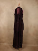Deep Burgundy Wine Heavy Sequins and Beads Embroidered Design Net Palazzo Suit With Dupatta