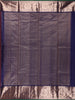 Deep Burnt Orange Checked Woven Design Pure Kanchipuram Silk Saree with Contrast Zari Border