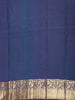 Deep Chestnut Brown Butta Zari Woven Design Pure Kanchipuram Silk Saree with Peacock Zari Border