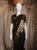 Deep Chocolate Brown Birds Butta Zari Woven Design Kanchipuram Silk Saree with Elephant Zari Border