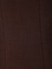 Deep Chocolate Brown Gold Zari and Sequins Embroidered Design Semi Silk Long Anarkali Gown with Contrast Dupatta