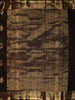 Deep Chocolate Brown Peacock Butta Zari Woven Design Kanchipuram Silk Saree with Deer Motif Zari Border