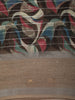 Deep Cocoa Brown Abstract Leaf Printed Design Linen Cotton Casual Wear Saree with sequins Border