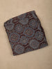 Deep Cocoa Brown Traditional Ajrakh Printed Design Cotton Unstitched Salwar Material