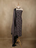 Deep Cocoa Brown Traditional Ajrakh Printed Design Cotton Unstitched Salwar Material