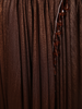 Deep Cocoa Chocolate Brown Solid Design Organza Ready to Wear Saree with Designer Blouse