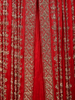 Deep Crimson Red Floral Zari Embroidered Design Georgette Mastani Lehenga with Dupatta