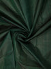 Deep Emerald Green Striped Zari Woven Design Kanchipuram Silk Saree with Zari Border