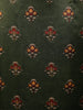 Deep Forest Bottle Green Floral Butta Printed Design Crepe Straight Cut Salwar Suit