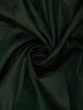 Deep Forest Bottle Green Striped Zari Woven Design Pure Kanchipuram Silk Saree with Contrast Ornamental Zari Border