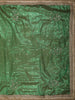 Deep Forest Green Floral Butta Zari Woven Design Tissue Saree with Designer Lace Border