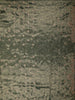 Deep Forest Green Floral Sequins Embroidered Design Tissue Silk Designer Saree with Scalloped Border
