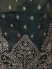 Deep Forest Green Floral Sequins and Zari Embroidered Design Tissue Organza Lehenga With Dupatta