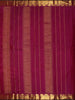 Deep Magenta Pink Checked Zari Woven Design Pure Kanchipuram Silk Saree with Contrast Zari Border