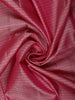 Deep Magenta Pink Checked Zari Woven Design Pure Kanchipuram Silk Saree with Contrast Zari Border