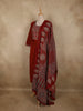 Deep Maroon Ajrakh Printed Design Cotton Salwar Suit with Dupatta
