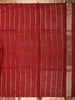 Deep Maroon Birds Butta Zari Woven Design Pure Organza Designer Saree with Zari Border
