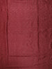Deep Maroon Birds Motif Printed Design Pure Tussar Saree