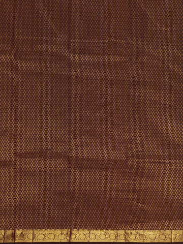Deep Maroon Butta Designed Silk Saree - Diadem