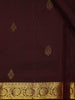 Deep Maroon Butta Designed Silk Saree - Diadem