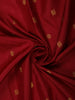 Deep Maroon Butta Zari Woven Design Pure Kanchipuram Silk Saree with Zari Border