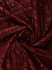 Deep Maroon Checked Zari Woven Design Pure Kanchipuram Silk Saree with Zari Border