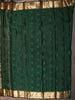 Deep Maroon Floral Butta Zari Woven Design Pure Kanchipuram Silk Saree with Contrast Zari Border