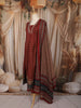 Deep Maroon Floral Printed Design Cotton Palazzo Suit with Matching Dupatta