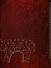 Deep Maroon Floral Vine Stone Embellished Design Satin Fancy Saree with Designer Border