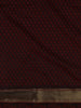 Deep Maroon Floral Zari Woven Design Banarasi Silk Fancy Saree with Designer Border