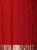 Deep Maroon Floral Zari Woven Design Pure Kanchipuram Silk Saree with Zari Border