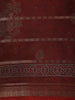 Deep Maroon Floral and Paisley Motif Woven Design Mixed Cotton Saree