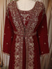 Deep Maroon Floral sequins and Zardozi Embroidered Design Georgette Mastani  Gown with Dupatta