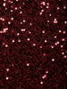 Deep Maroon Heavy Sequins Embroidered Design Shimmer Party Wear Gown