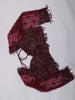 Deep Maroon Heavy Sequins and Beads Embroidered Design Net Party Wear Saree with Matching Blouse