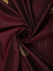 Deep Maroon Peacock Butta Zari Woven Design Pure Kanchipuram Silk Saree with Zari Border