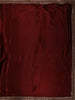 Deep Maroon Solid Woven design Satin Fancy Saree with Designer Border