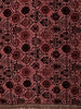 Deep Maroon Solid Woven design Satin Fancy Saree with Designer Border