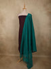 Deep Maroon Striped Woven Design Pure Cotton Unstitched Salwar Material with Contrast Dupatta