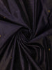 Deep Midnight Navy Blue Small Butta Zari Woven Design Pure Kanchipuram Silk Saree with Gold Zari Accents Crimson Red Edge Border